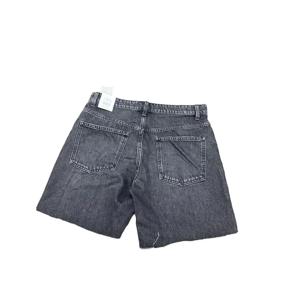ZARA Black Denim Shorts‎